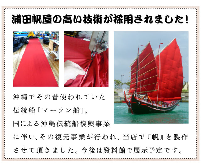 スパンカー セット 浦田帆屋 船 プレジャーボート - 船、ボート